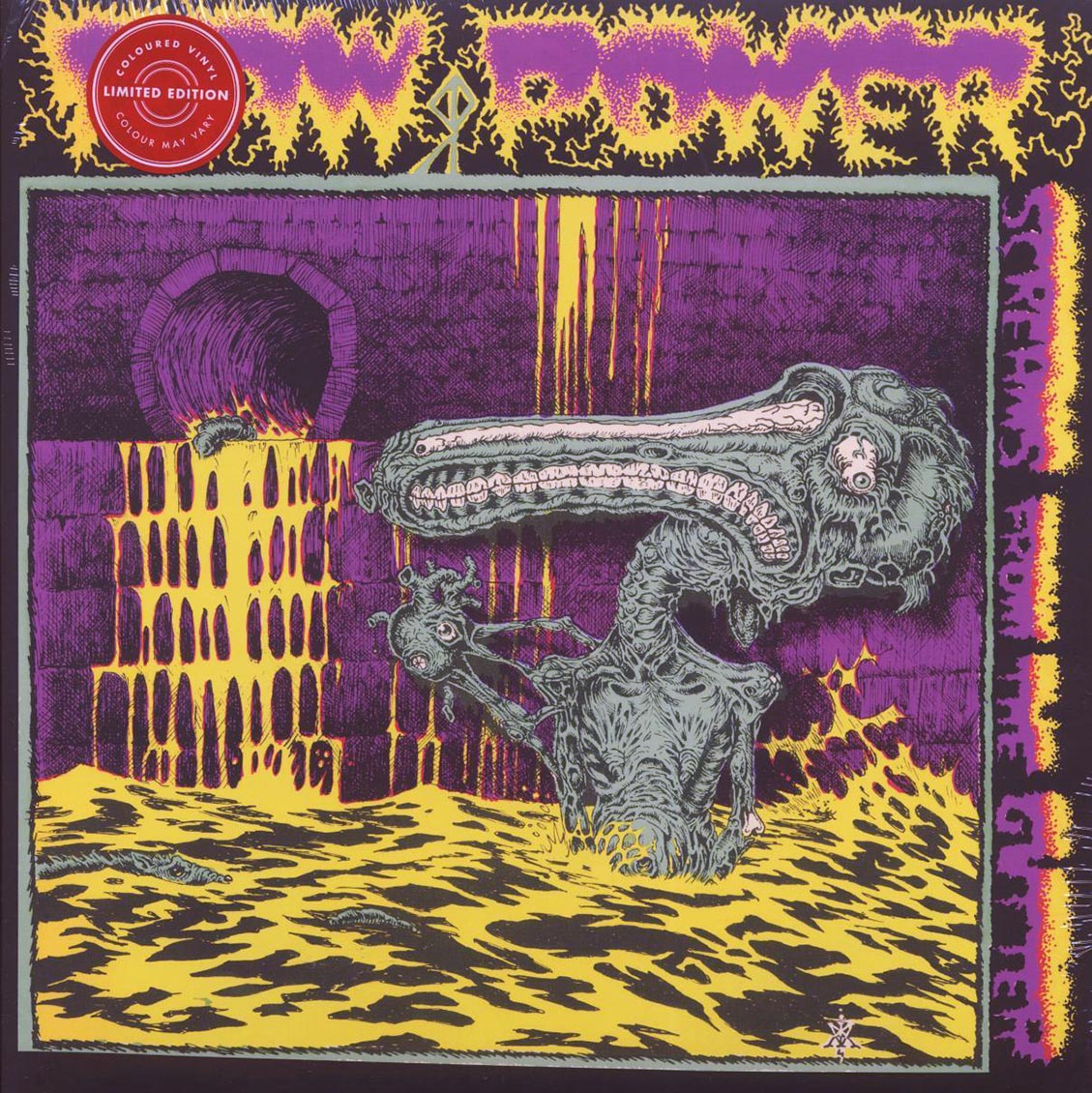 Raw Power - Screams From The Gutter (ltd. ed.) (white/purple splatter vinyl) [New Vinyl LP]