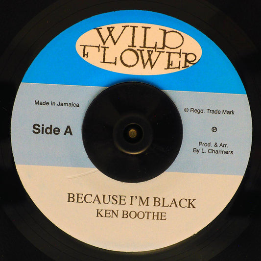 Ken Boothe - Because I'm Black  /  Ken Boothe - Second Chance [New Vinyl Record 7" Single]