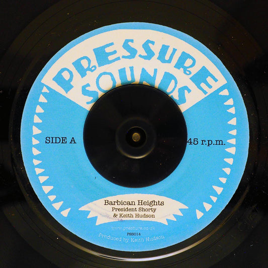 President Shorty, Keith Hudson - Barbican Heights  /  Keith Hudson - Barbican Heights - Part Two [New Vinyl Record 7" Single]