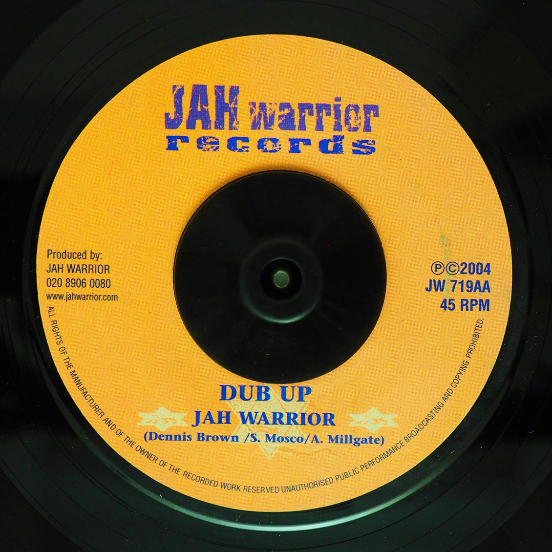 Bobby B Lue - Open Up  /  Jah Warrior - Dub Up [New Vinyl 7"]