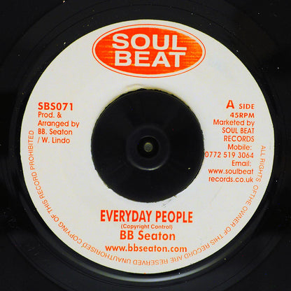 BB Seaton - Everyday People  /  BB Seaton - Private Lessons [New Vinyl 7"]