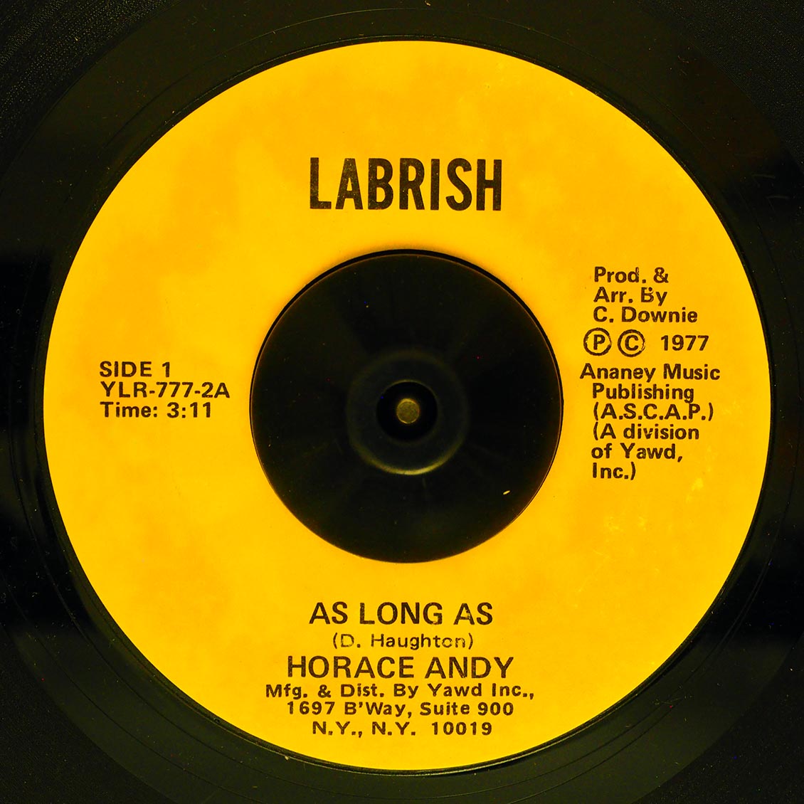 Horace Andy - As Long As  /  Rockers All Stars - Sleepy Is Awake (orig. press) [New Vinyl Record 7" Single]
