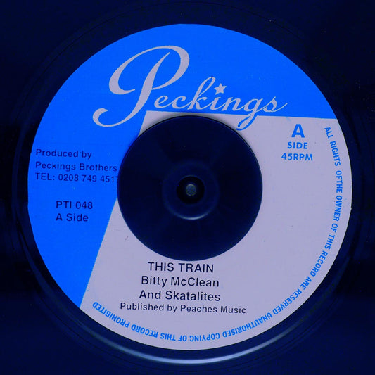 Bitty McLean & The Skatalites - This Train  /  Dean Fraser & The Skatalites - Holt Mount Zion [New Vinyl Record 7" Single]