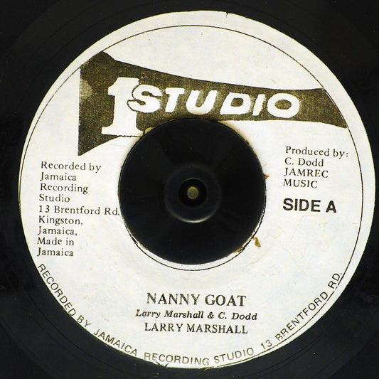Larry Marshall - Nanny Goat  /  Sound Dimension - Version (rhythm: "Darker Shade Of Black") [New Vinyl Record 7" Single]