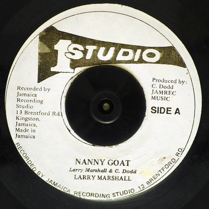 Larry Marshall - Nanny Goat  /  Sound Dimension - Version (rhythm: "Darker Shade Of Black") [New Vinyl 7"]
