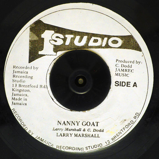 Larry Marshall - Nanny Goat  /  Sound Dimension - Version (rhythm: "Darker Shade Of Black") [B] [New Vinyl Record 7" Single]