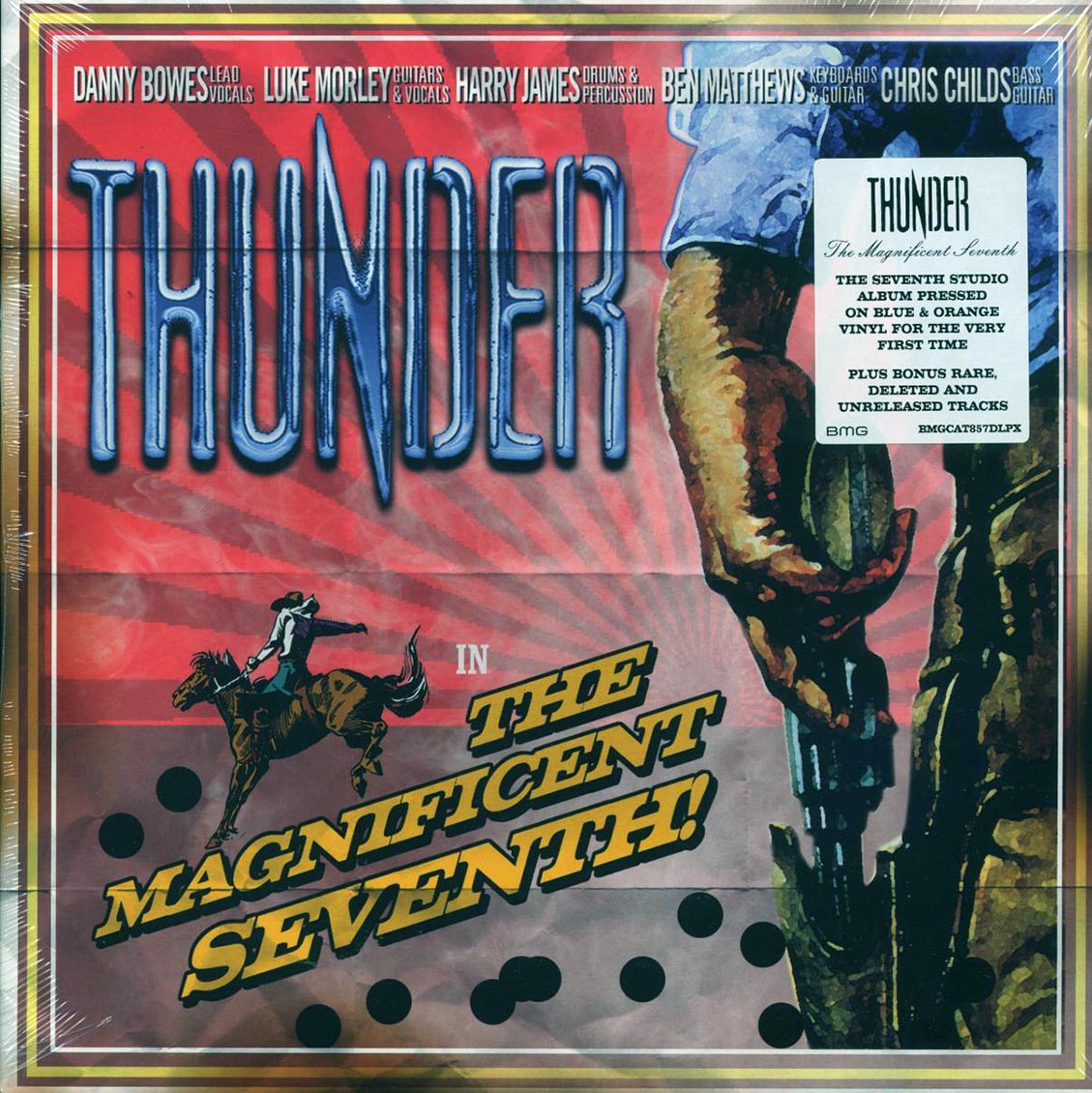 Thunder - The Magnificent Seventh! (+4 bonus tracks) (2xLP) (blue/orange vinyl) [New Vinyl LP]
