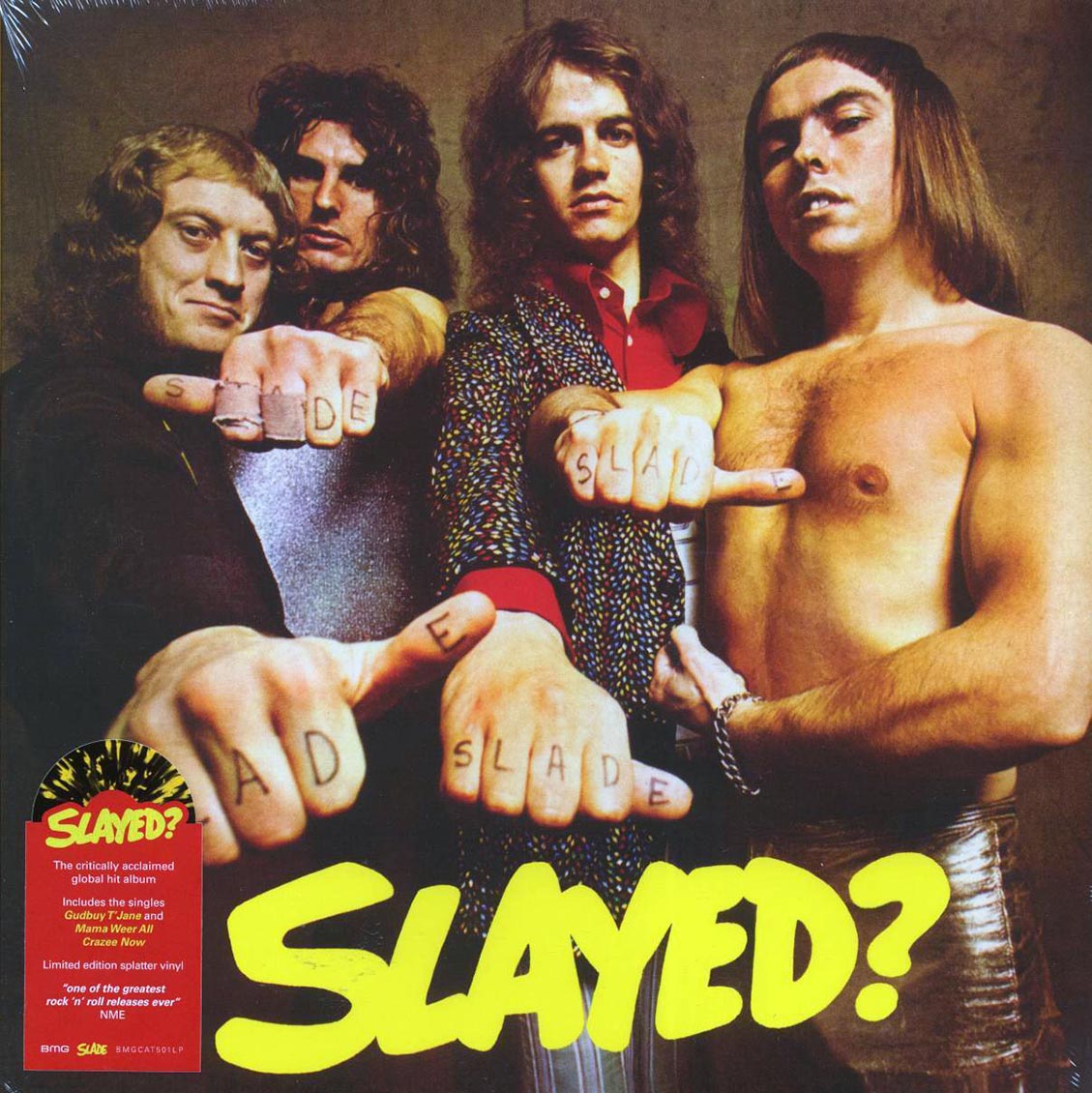 Slade - Slayed? (yellow/black splatter vinyl) [New Vinyl Record LP]