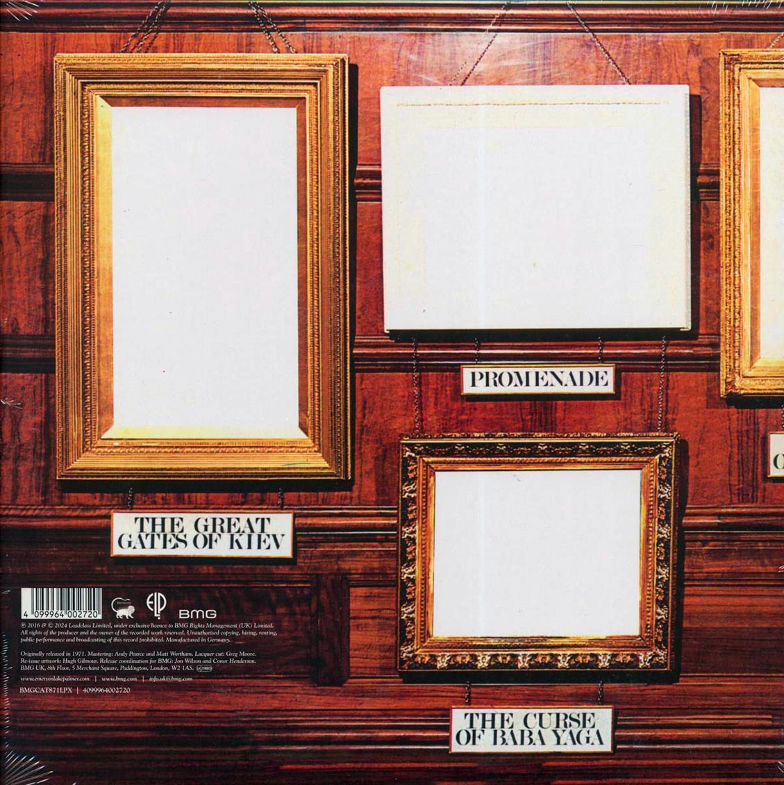 Emerson, Lake & Palmer - Pictures At The Exhibition (RSD 2024) (ltd. ed.) (remastered) (picture disc) [New Vinyl LP]