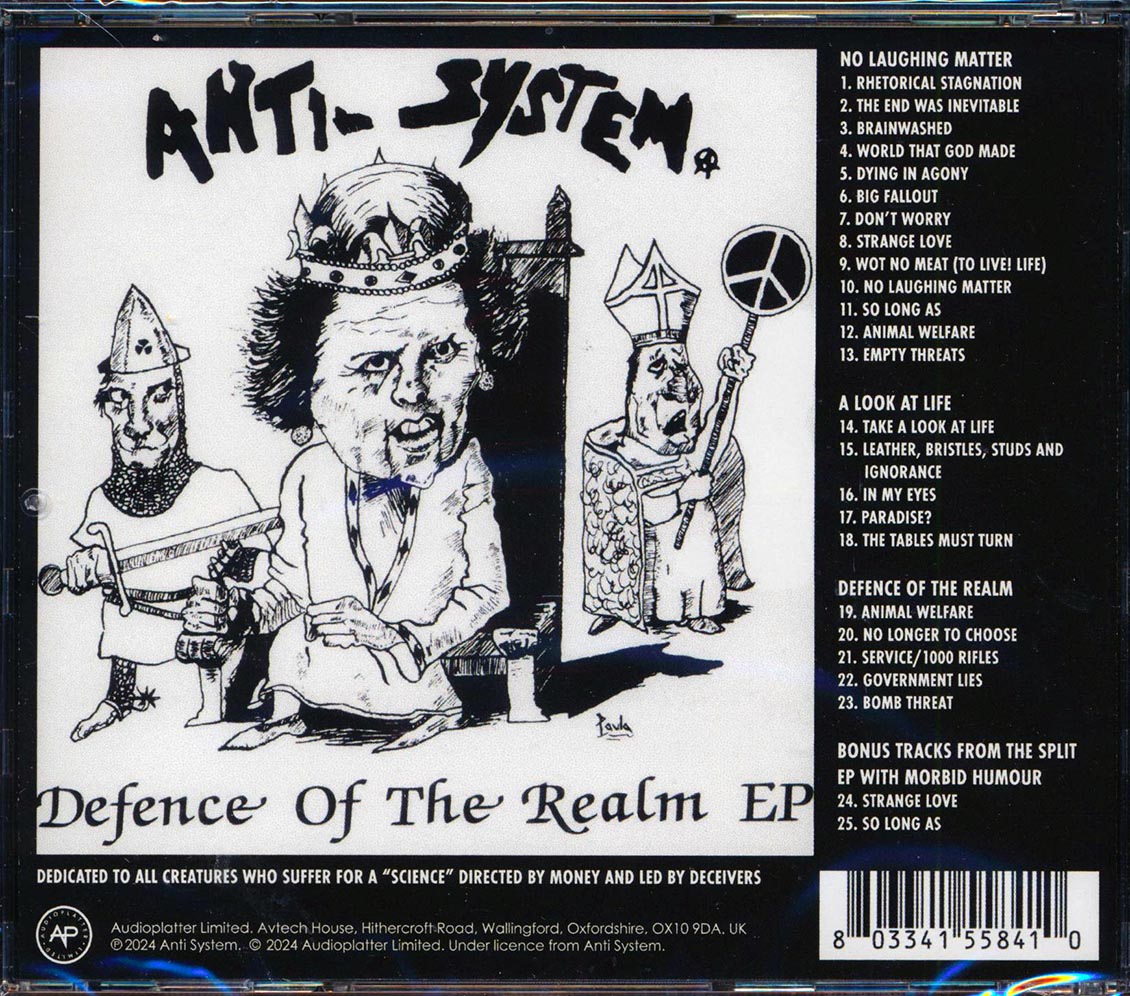 Anti-System - No Laughing Matter: Discography (25 tracks) [New CD]