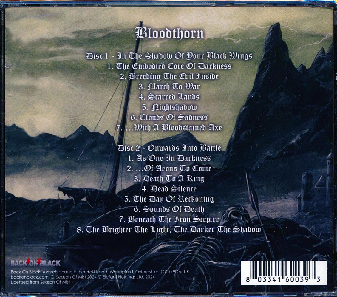 Bloodthorn - In The Shadow Of Dour Black Wings + Onwards Into Battle (2 albums on 2 CDs) (2xCD) [New CD]