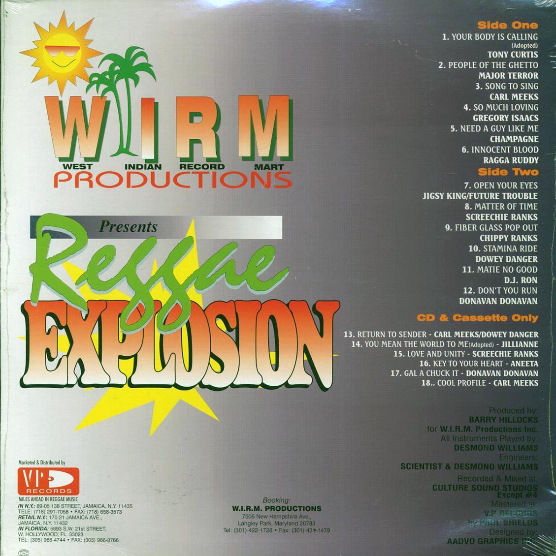 Carl Meeks, Gregory Isaacs, Screechie Ranks, Etc. - Reggae Explosion [New Vinyl LP]