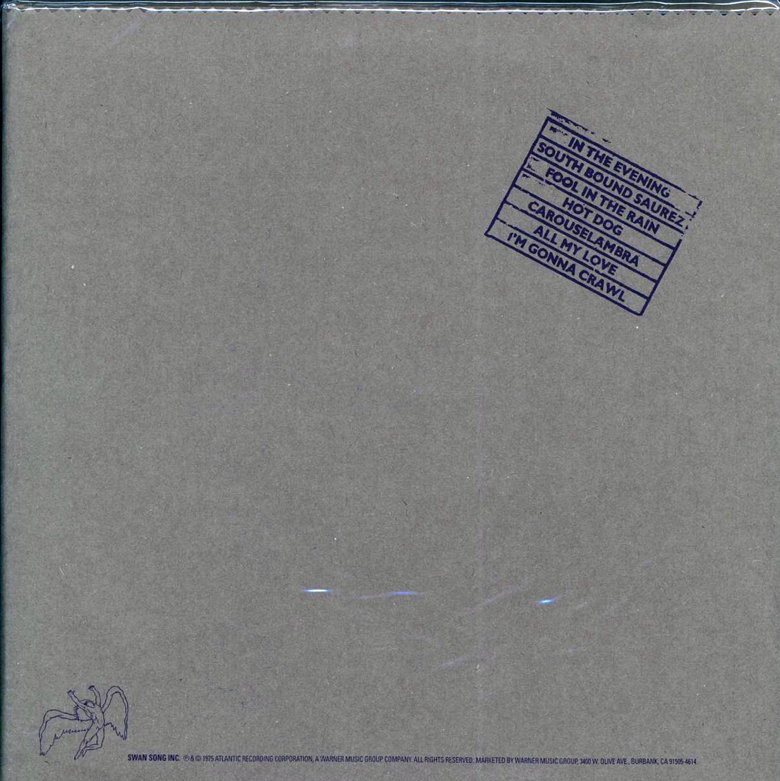 Led Zeppelin - In Through The Out Door [New Vinyl Record LP]
