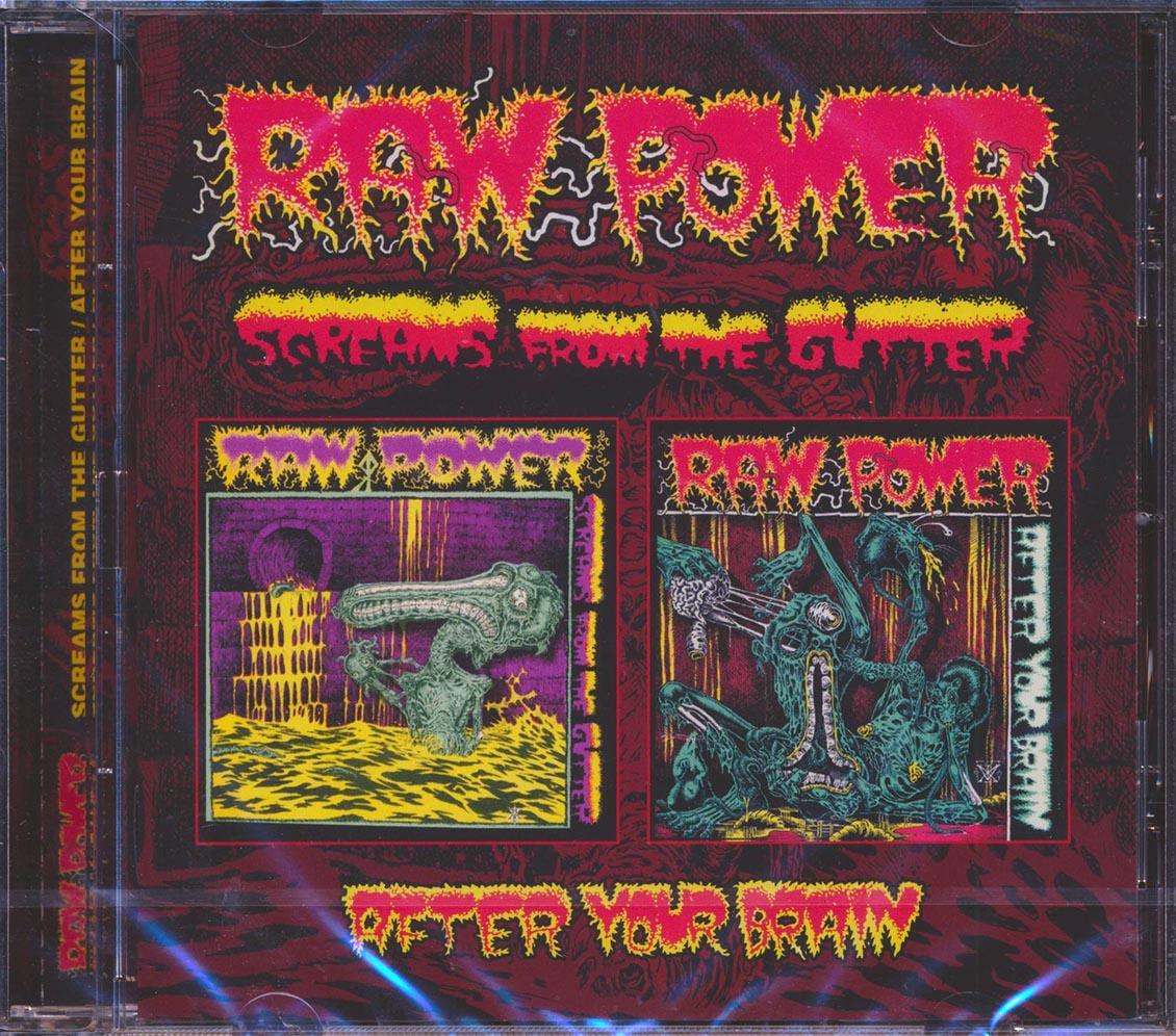 Raw Power - Screams From The Gutter + After Your Brain (2 albums on 2 CDs) (30 tracks) (2xCD) [New CD]