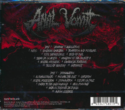 Anal Vomit - Demonic Flagellations + Depravation (2 albums on 2 CDs) (21 tracks) (2xCD) [New CD]