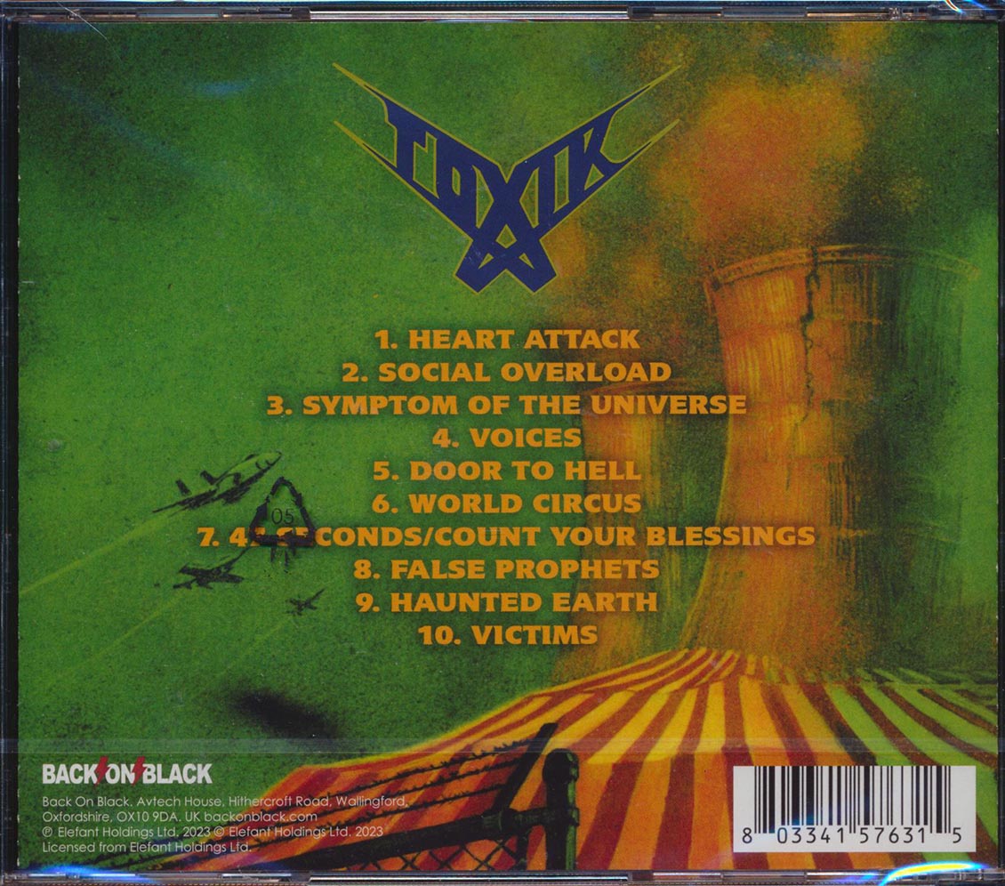 Toxik - Dynamo Open Air 1988 [New CD]