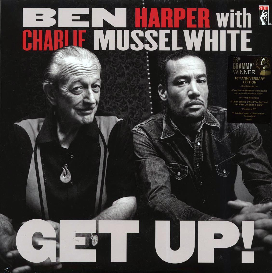 Ben Harper, Charlie Musselwhite - Get Up! (10th Anniv. Ed.) (RTI press) [New Vinyl LP]