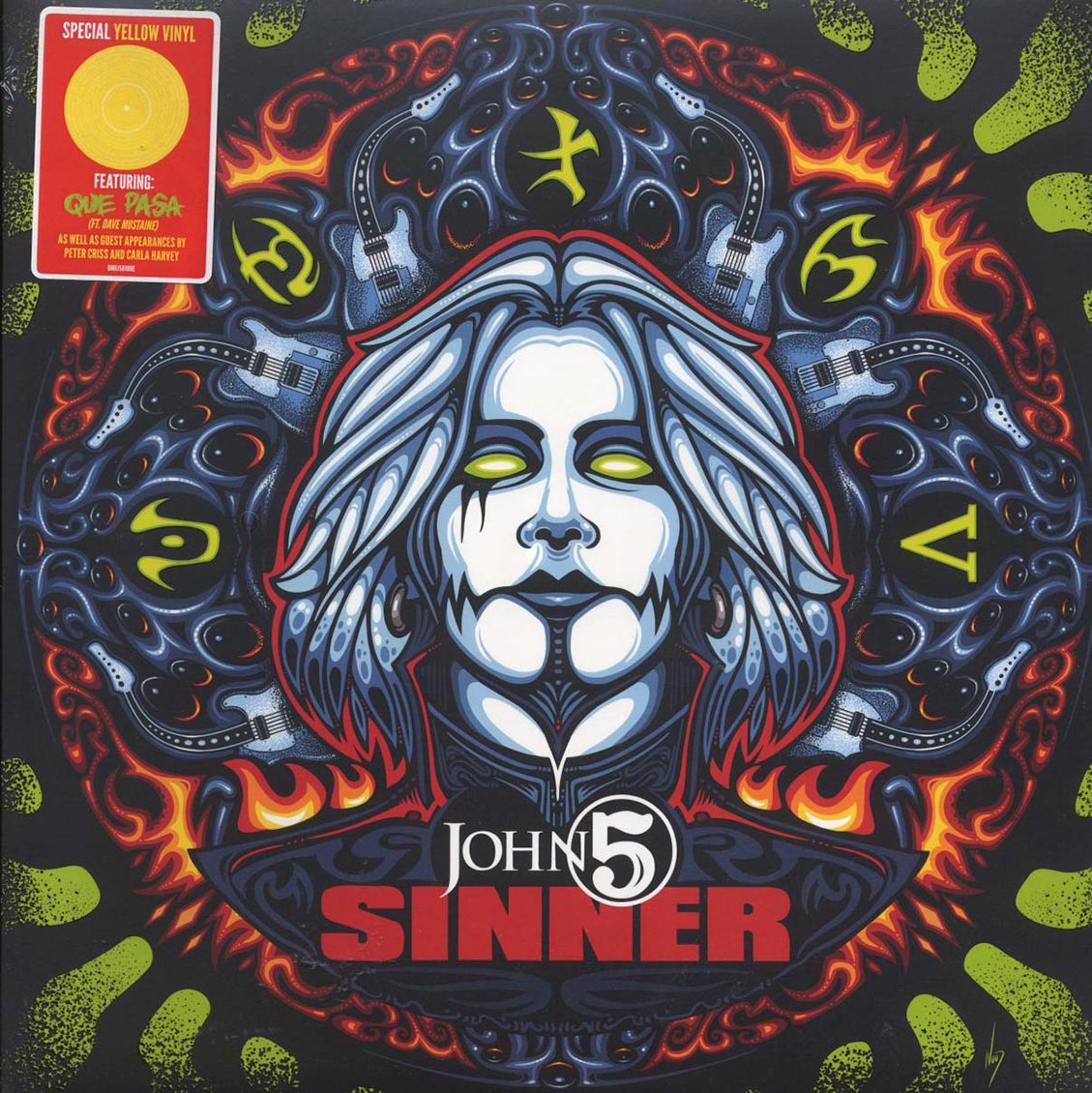 John 5 - Sinner (yellow vinyl) [New] [New Vinyl]