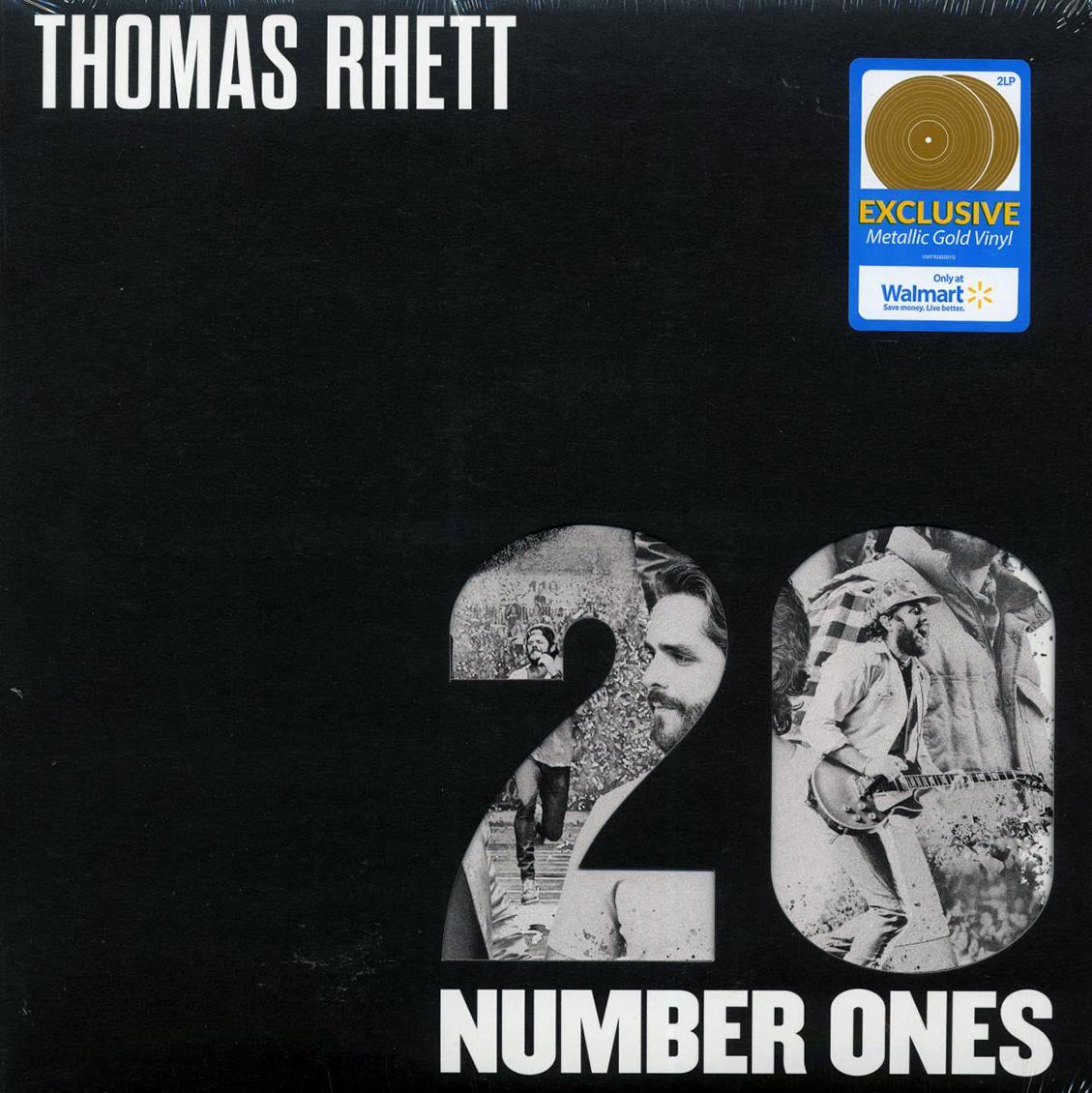 Thomas Rhett - 20 Number Ones (die-cut jacket) (ltd. ed.) (2xLP) (gold vinyl) [New Vinyl Record LP]