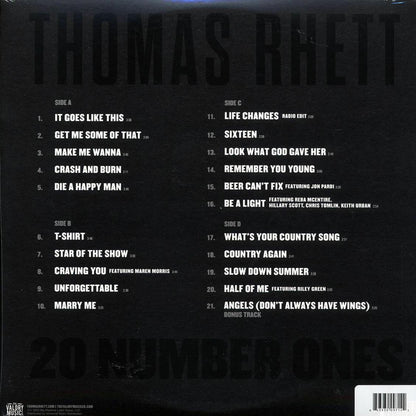 Thomas Rhett - 20 Number Ones (ltd. ed.) (2xLP) (gold vinyl) [New Vinyl LP]