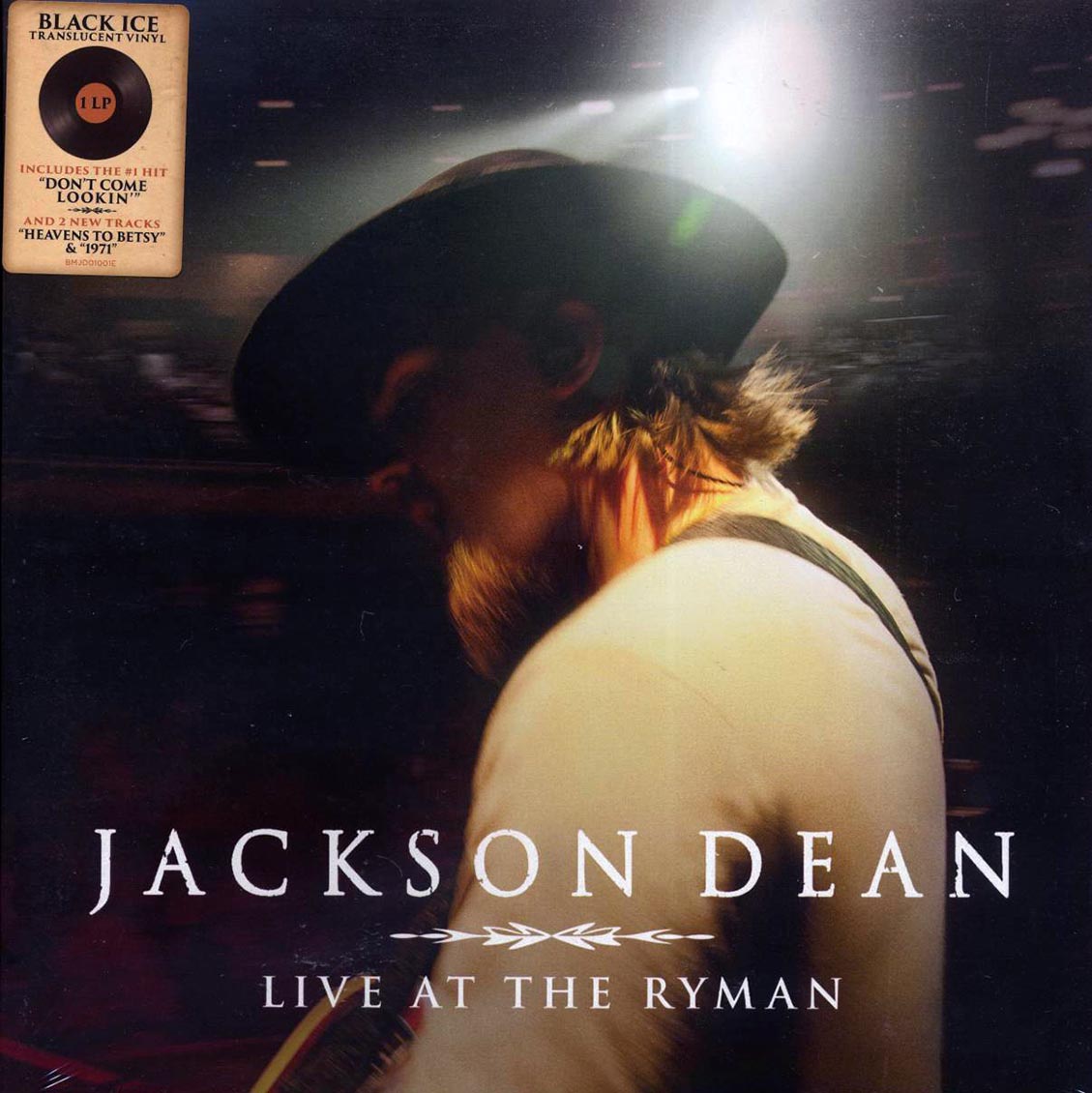 Jackson Dean - Live At The Ryman (black ice vinyl) [New] [New Vinyl]