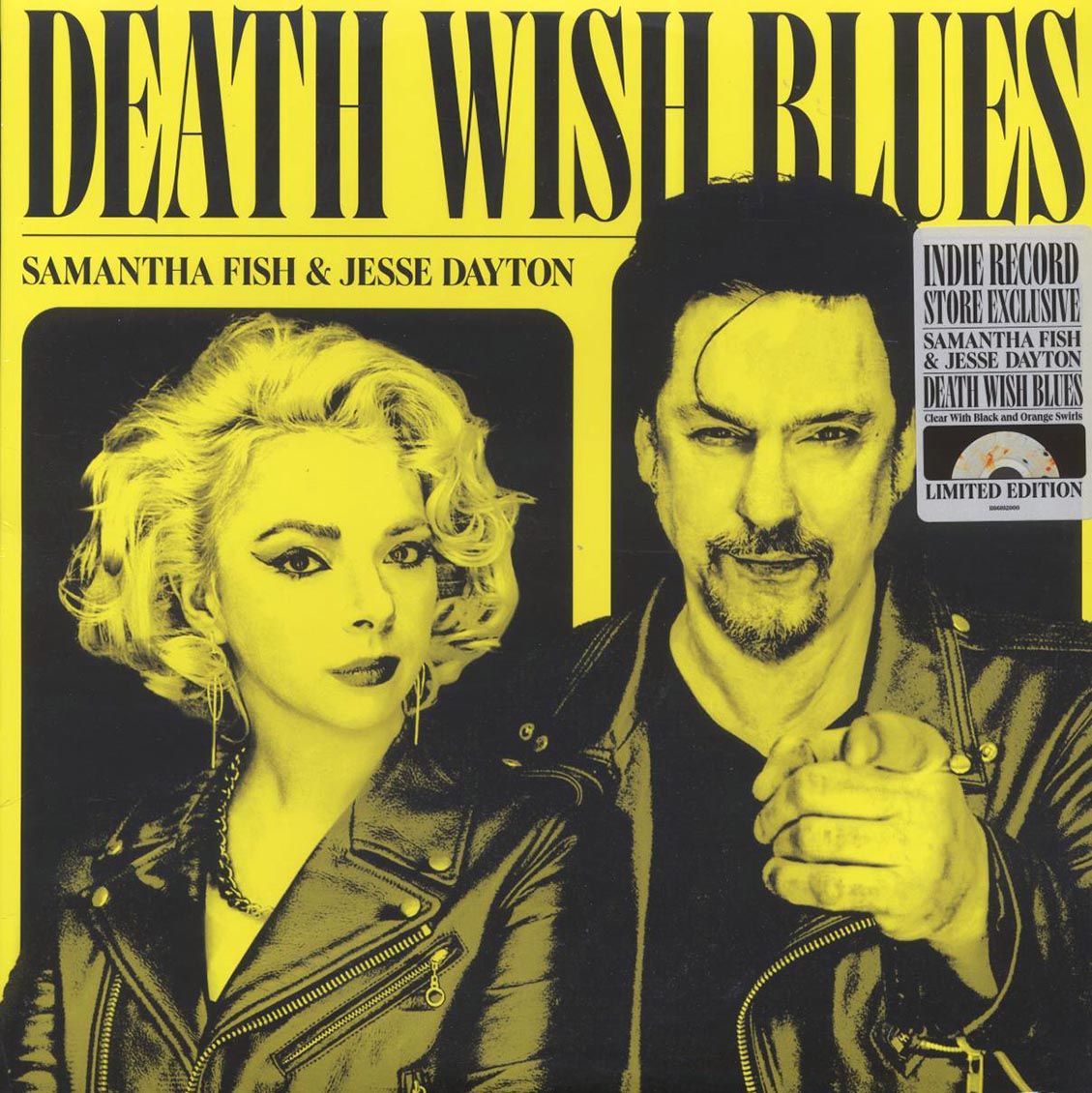 Samantha Fish, Jesse Dayton - Death Wish Blues (ltd. ed.) (clear/black/orange swirl) [New Vinyl LP]