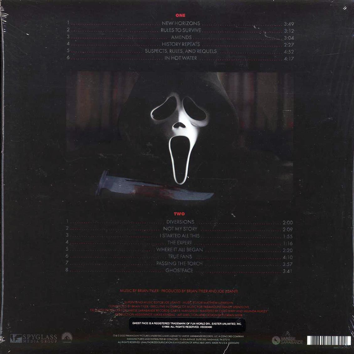 Brian Tyler - Scream: Music From The Motion Picture (ltd. ed.) (mirror board jacket) [New Vinyl LP]
