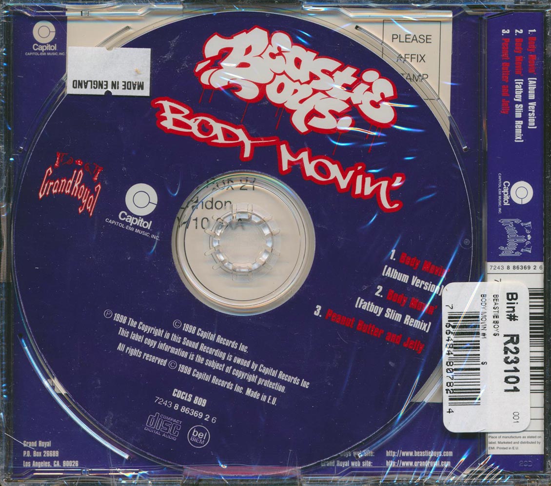 The Beastie Boys - Body Movin' [New CD]