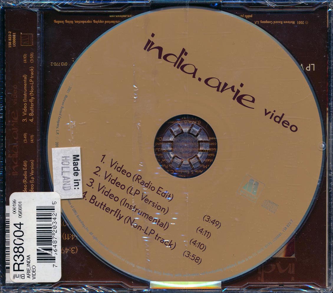Inda.Arie - Video [New CD]
