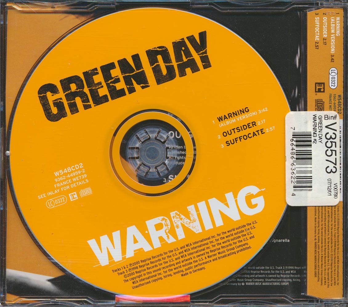 Green Day - Warning [New CD]