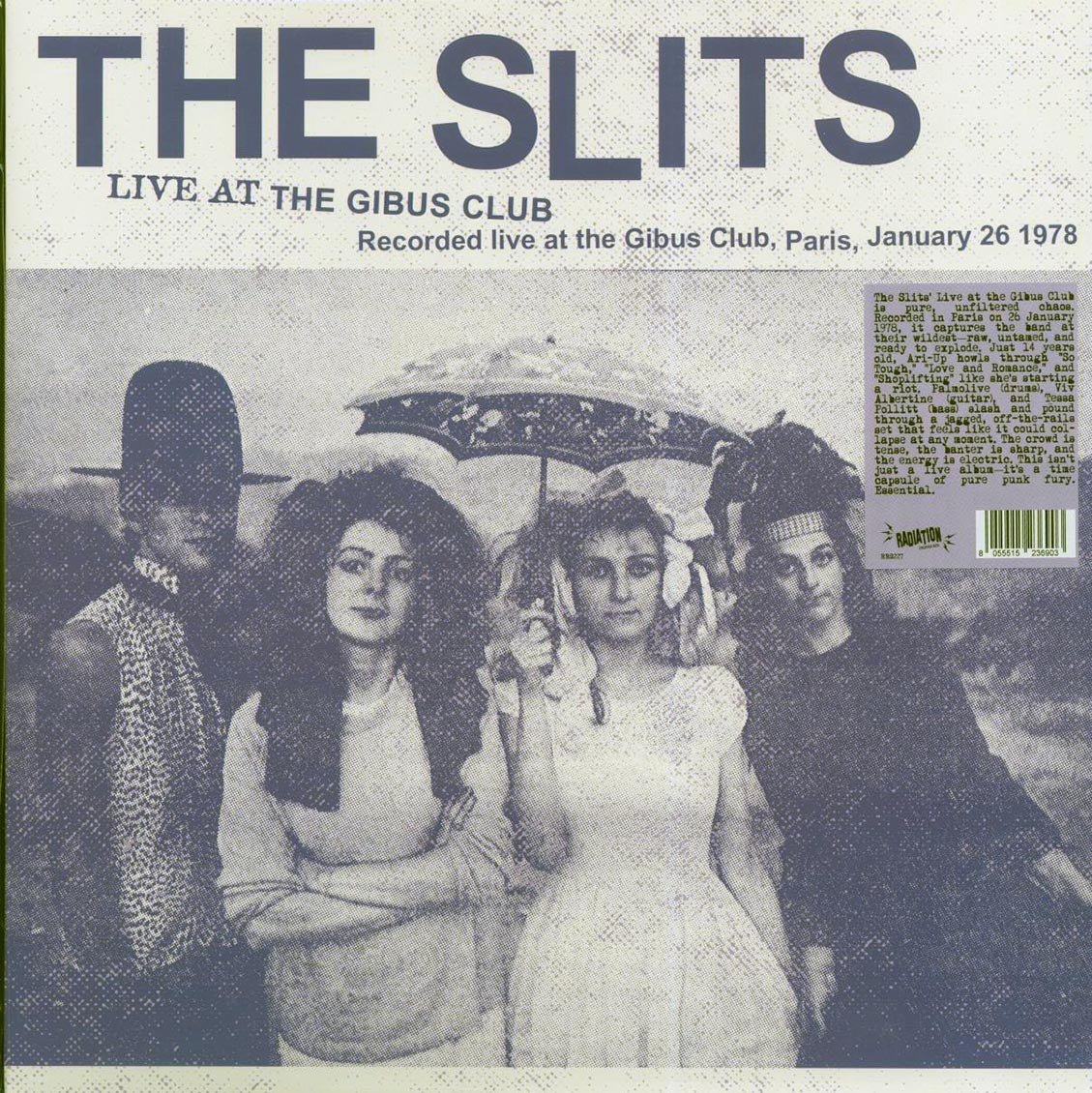 The Slits - Live At The Gibus Club, Paris, January 26, 1978 [New Vinyl LP]