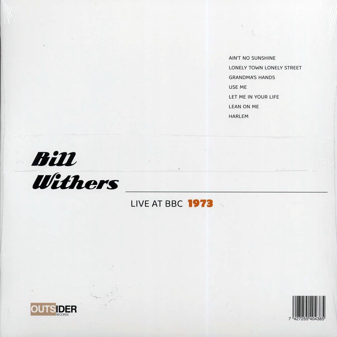 Bill Withers - Live At BBC 1973 (ltd. ed.) (clear vinyl) [New Vinyl Record LP]