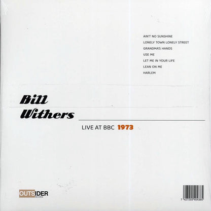 Bill Withers - Live At BBC 1973 (ltd. ed.) (clear vinyl) [New Vinyl Record LP]