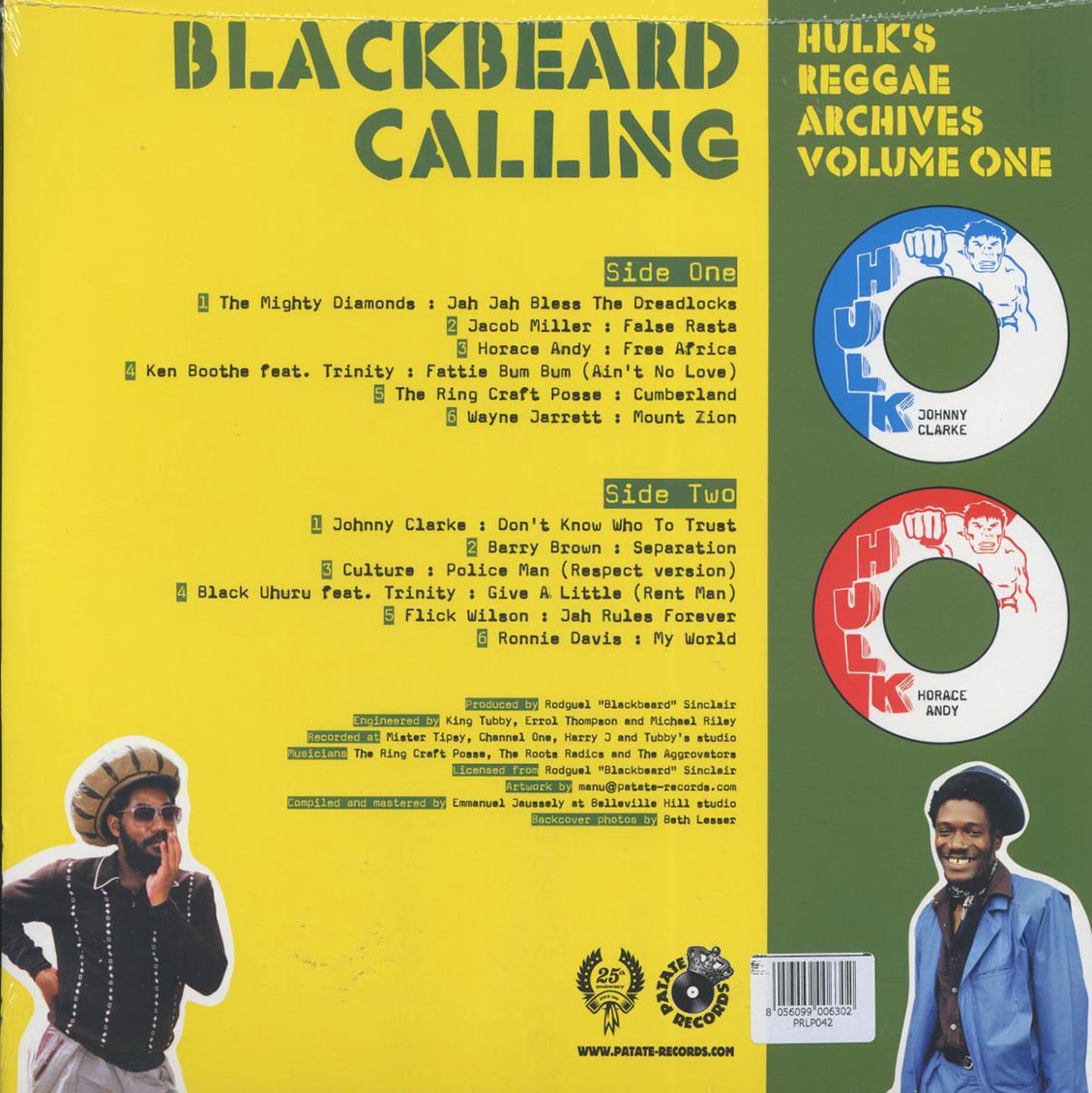 Jacob Miller, Horade Andy, Ken Boothe, Wayne Jarrett, Culture, Etc. - Blackbeard Calling: Hulk's Reggae Archives Volume 1 [New Vinyl LP]