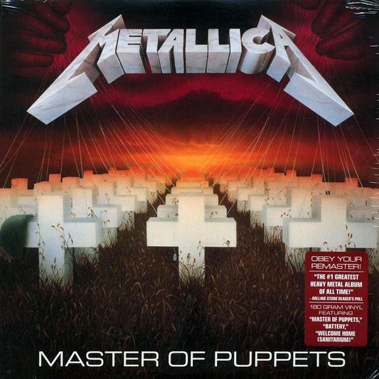 Metallica - Master Of Puppets (2017 PRESS) (180g) (remastered) [New Vinyl Record LP]