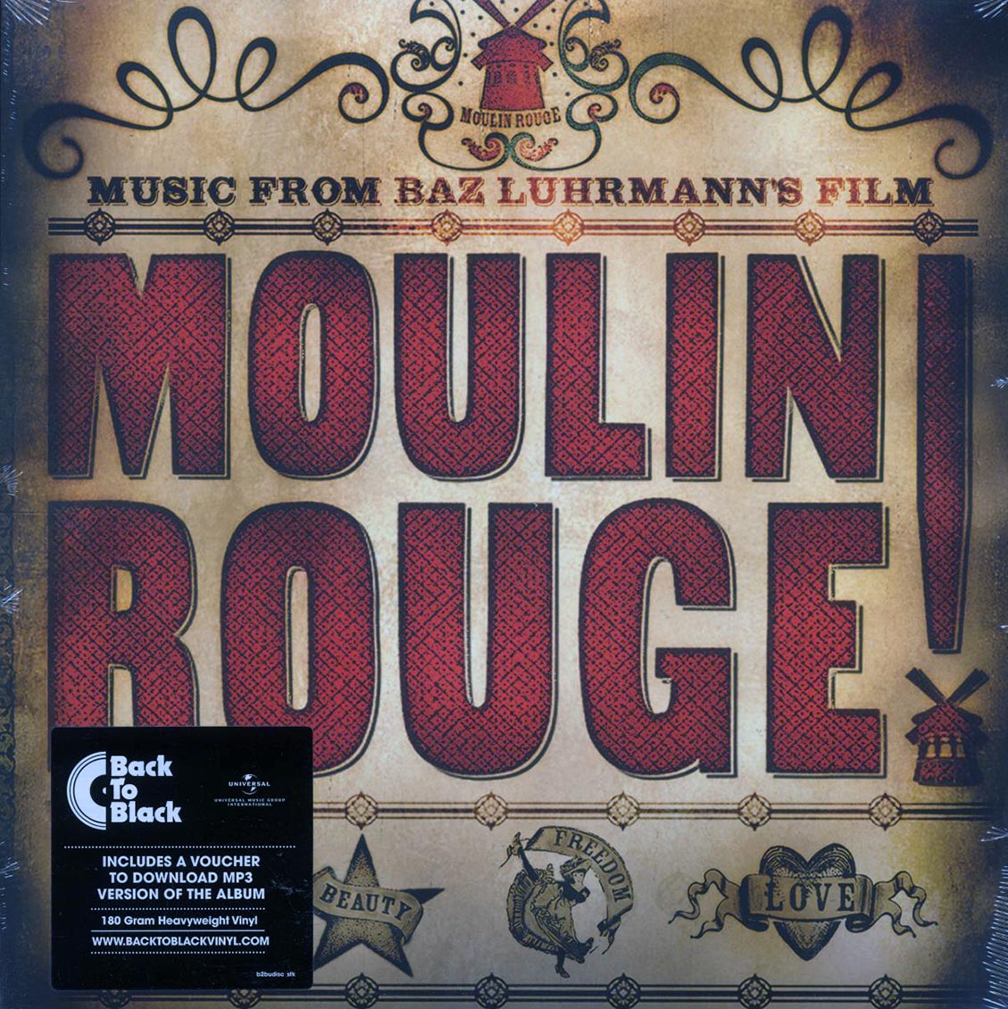 David Bowie, Beck, Fatboy Slim, Massive Attack, Etc. - Moulin Rouge: Music From Baz Luhrmann's Film (2xLP) (180g) [New]
