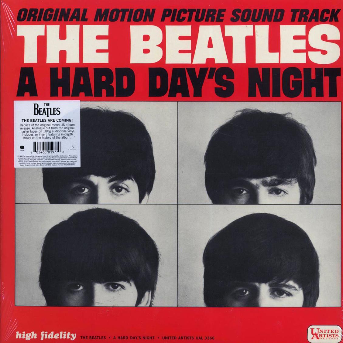 The Beatles - A Hard Day's Night (mono) (180g) (audiophile) [New Vinyl LP]