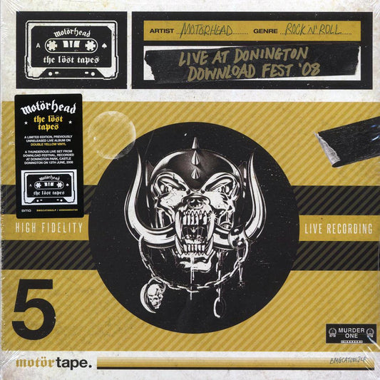 Motorhead - The Lost Tapes Volume 5: Live At Donington Download Fest '08 (ltd. ed.) (2xLP) (yellow vinyl) [New Vinyl LP]
