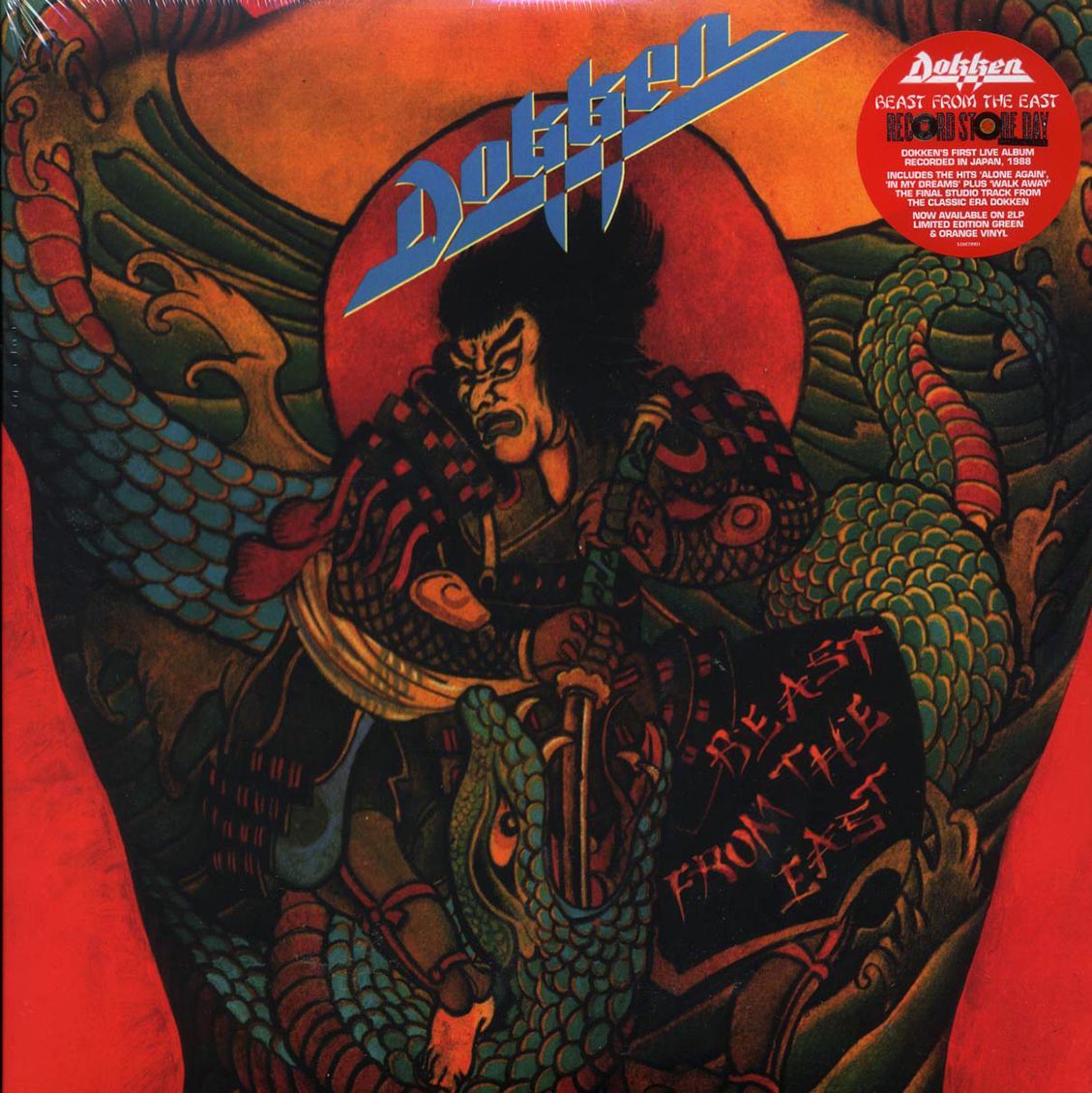 Dokken - Beast From The East (RSD 2025) (2xLP) (green/orange vinyl) [New Vinyl Record LP]