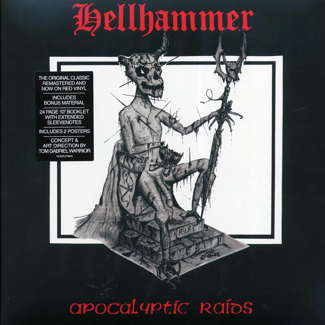 Hellhammer - Apocalyptic Raids (red vinyl) (remastered) [New Vinyl Record LP]