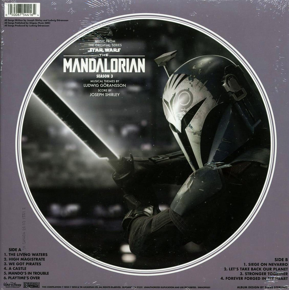 Joseph Shirley, Ludwig Goransson - Star Wars: The Mandalorian Season 3 (ltd. ed.) (picture disc) [New Vinyl LP]