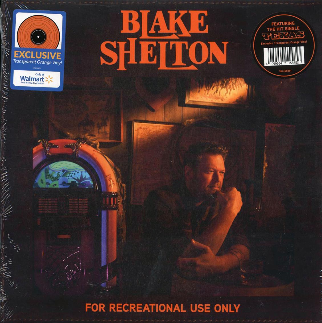 Blake Shelton - For Recreational Use Only (ltd. ed.) (orange vinyl) [New Vinyl Record LP]