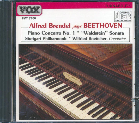 Alfred Brendel, Beethoven - Piano Concerto No. 1 Waldstein Sonata, Stuttgart Philharmonic, Wilfred Boettcher Conductor [New CD]