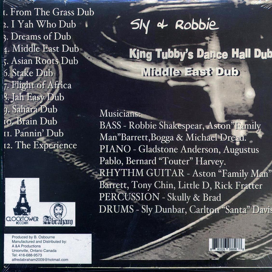 Sly & Robbie, King Tubby - King Tubby's Dance Hall Dub: Middle East Dub [New Vinyl LP]