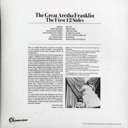 Aretha Franklin - The Great Aretha Franklin [New Vinyl Record LP]