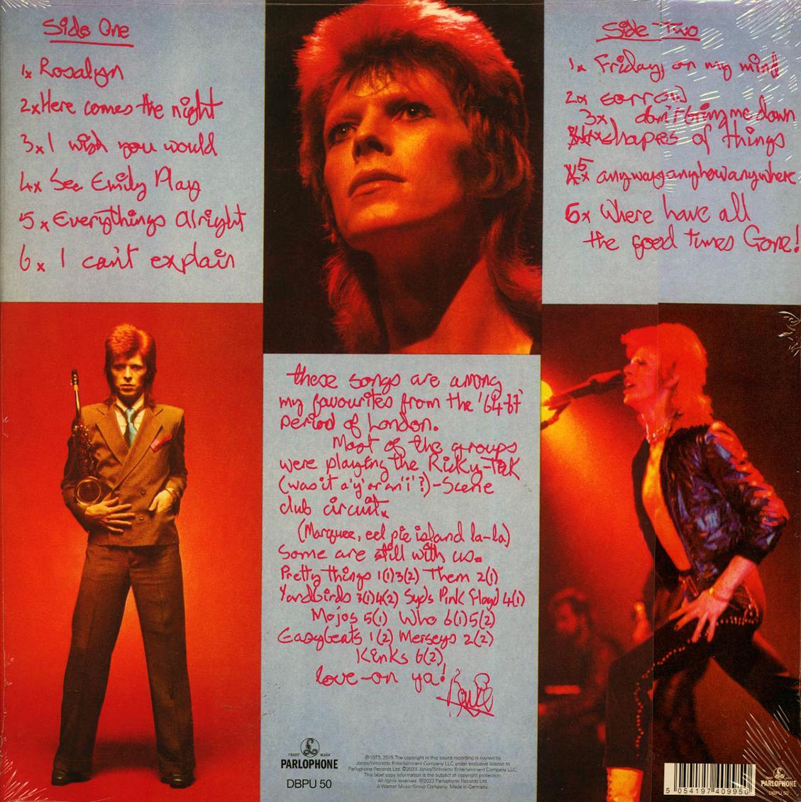 David Bowie - Pinups (50th Anniv. Ed.) [New Vinyl LP]