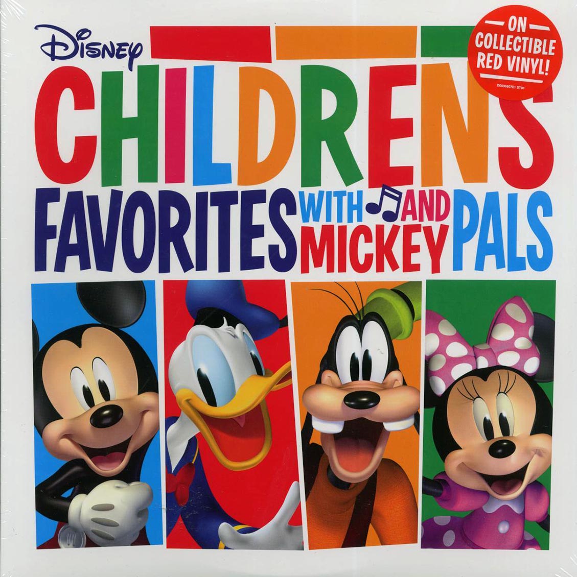 Mickey Mouse, Goofy, Donald Duck, Etc. - Disney Childrens Favorites With Mickey And Pals (red vinyl) [New Vinyl LP]