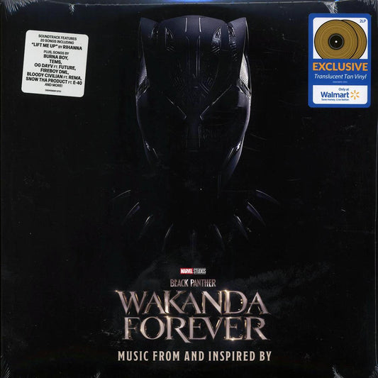 Rihanna, Burna Boy, Tems, Future, Etc. - Music From And Inspired By Black Panther: Wakanda Forever (2xLP) (translucent tan vinyl) [New Vinyl LP]