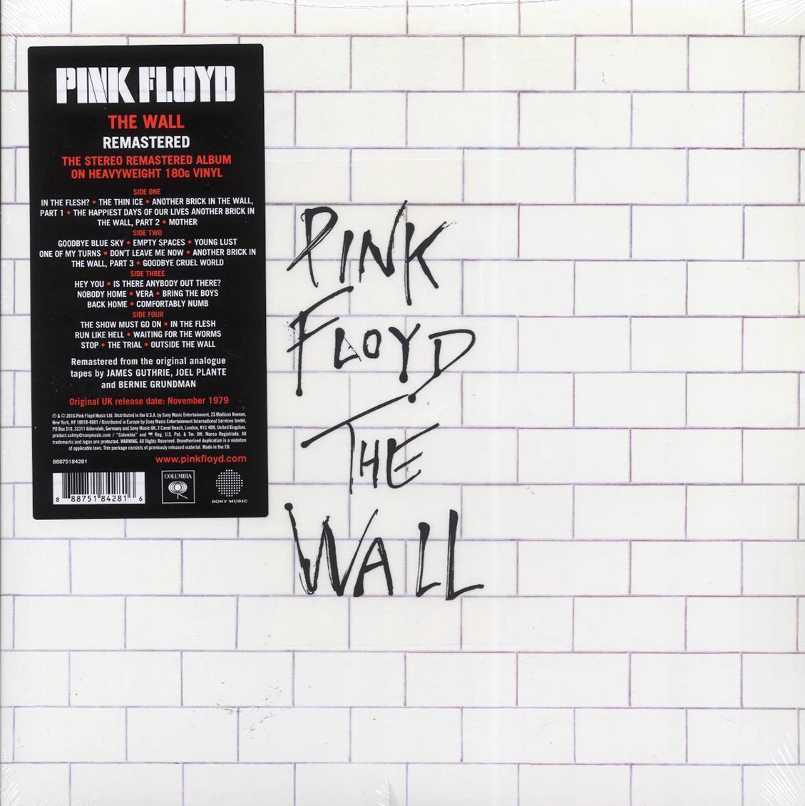 Pink Floyd - The Wall (2xLP) (180g) [New Vinyl LP]