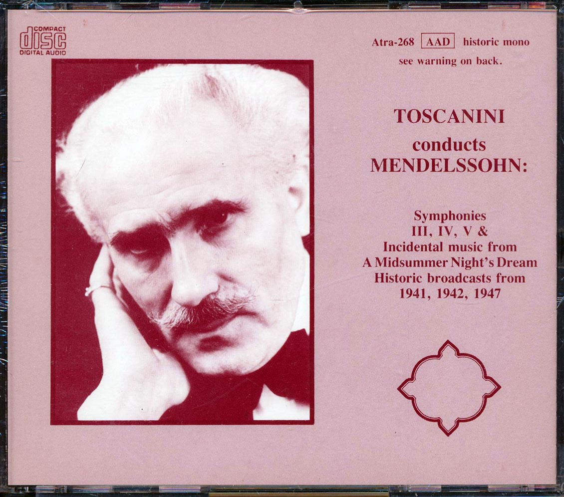 Toscanini, Mendelssohn - Symphonies III, IV, V & Incidental Music (2xCD) [New CD]